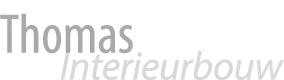 Wit logo van Thomas Bos Interieurbouw