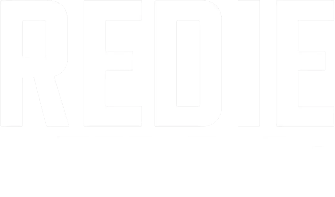 Wit logo van Redie Interieurs
